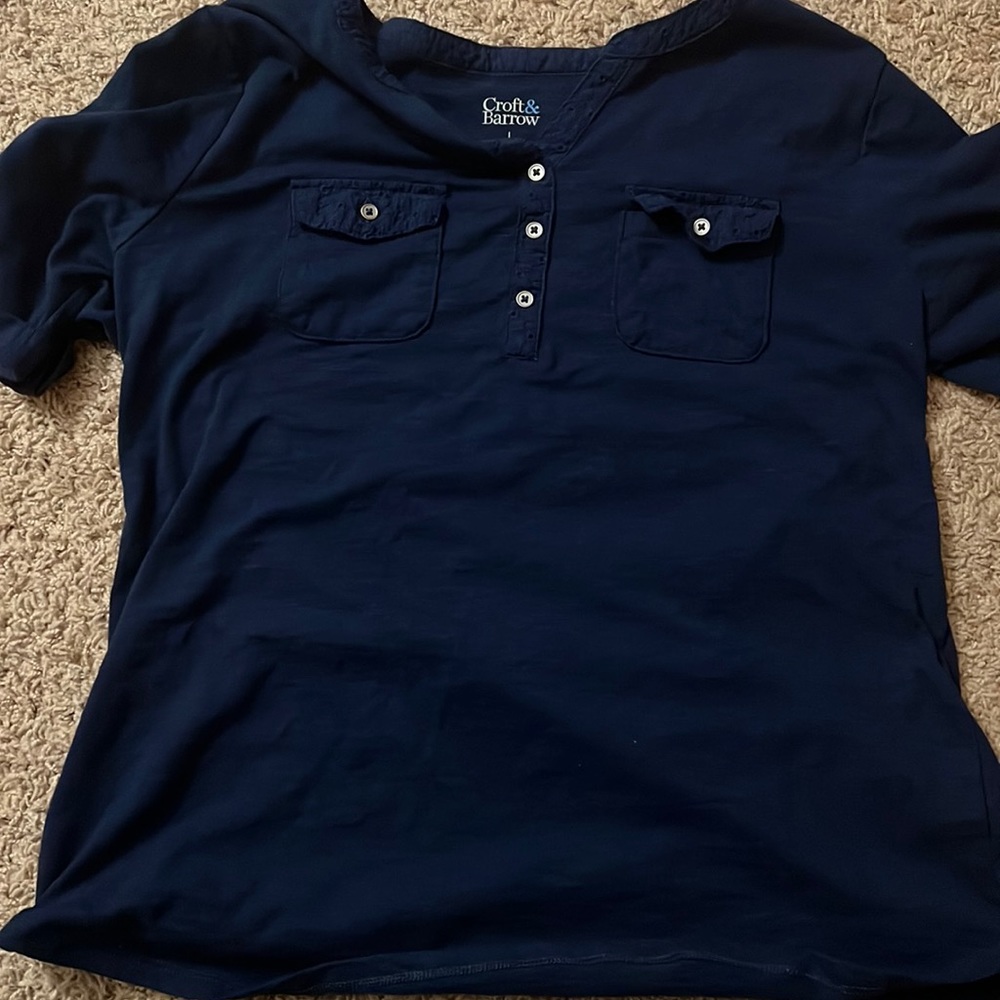 Croft and Barrow women’s L large blouse